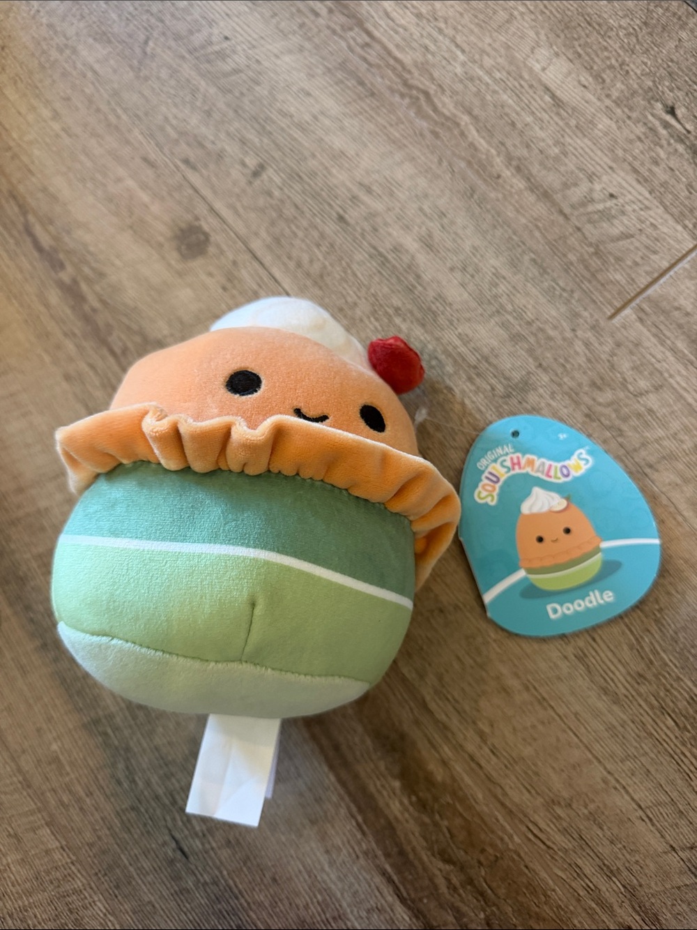 Squishmallows Doodle Plush - Green, Orange & Red
